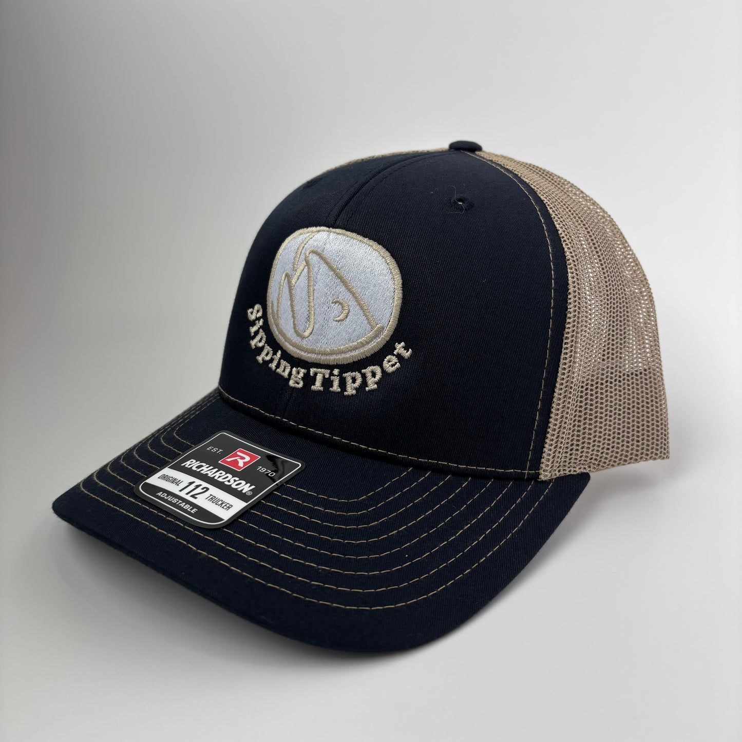 ST Trucker Hat - Dark Blue/Tan - Richardson 112