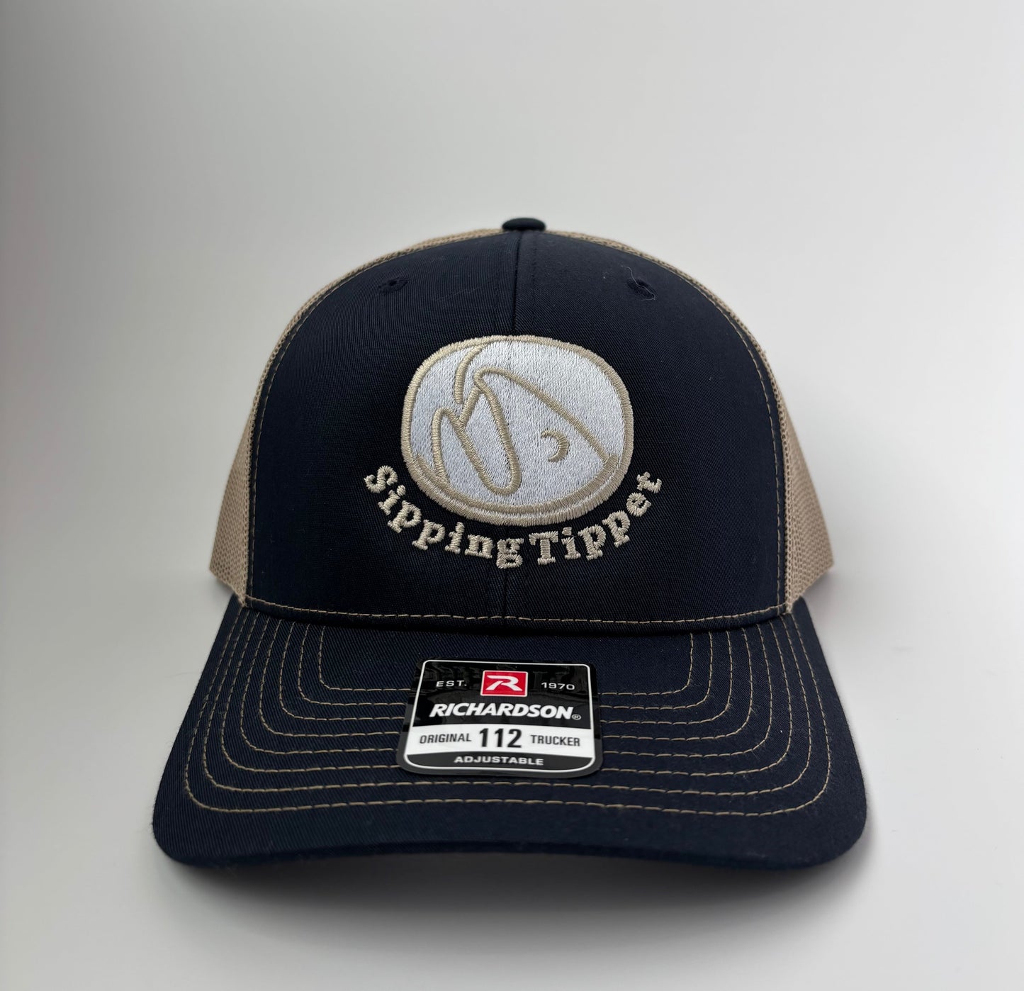 ST Trucker Hat - Dark Blue/Tan - Richardson 112