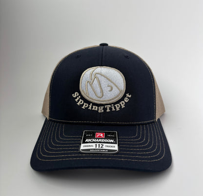 ST Trucker Hat - Dark Blue/Tan - Richardson 112