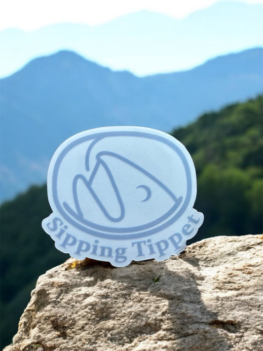 Blue Sipping Tippet - 3x2.6 - Transparent/Glossy